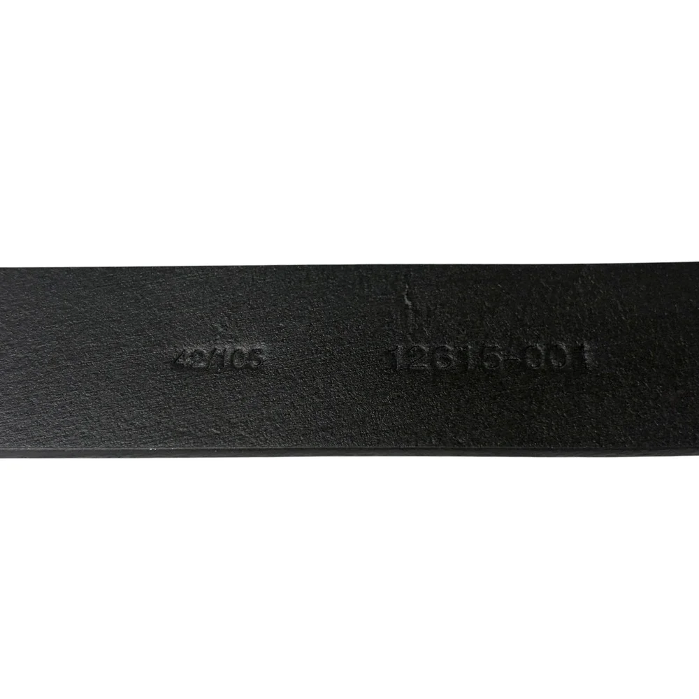 Mens Wearhouse Black Italian Leather Belt Size 42‎ Handcrafted USA 12615-001